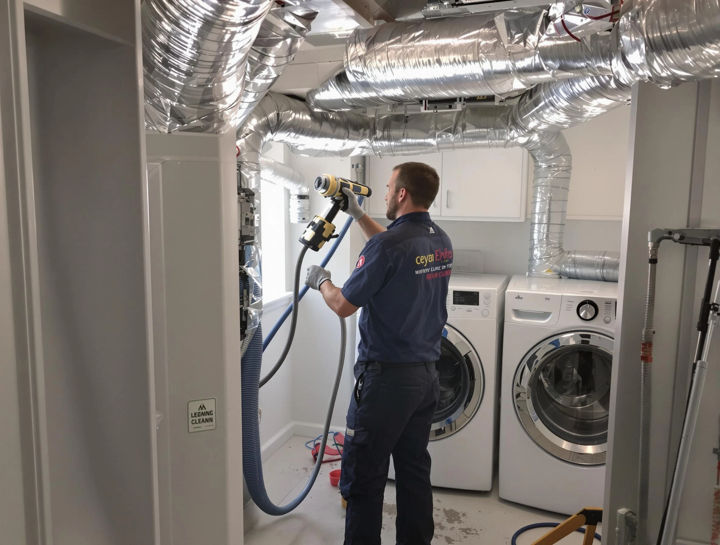Mesa Dryer Vent Cleaning specialist using advanced equipment for thorough duct cleaning in Mesa