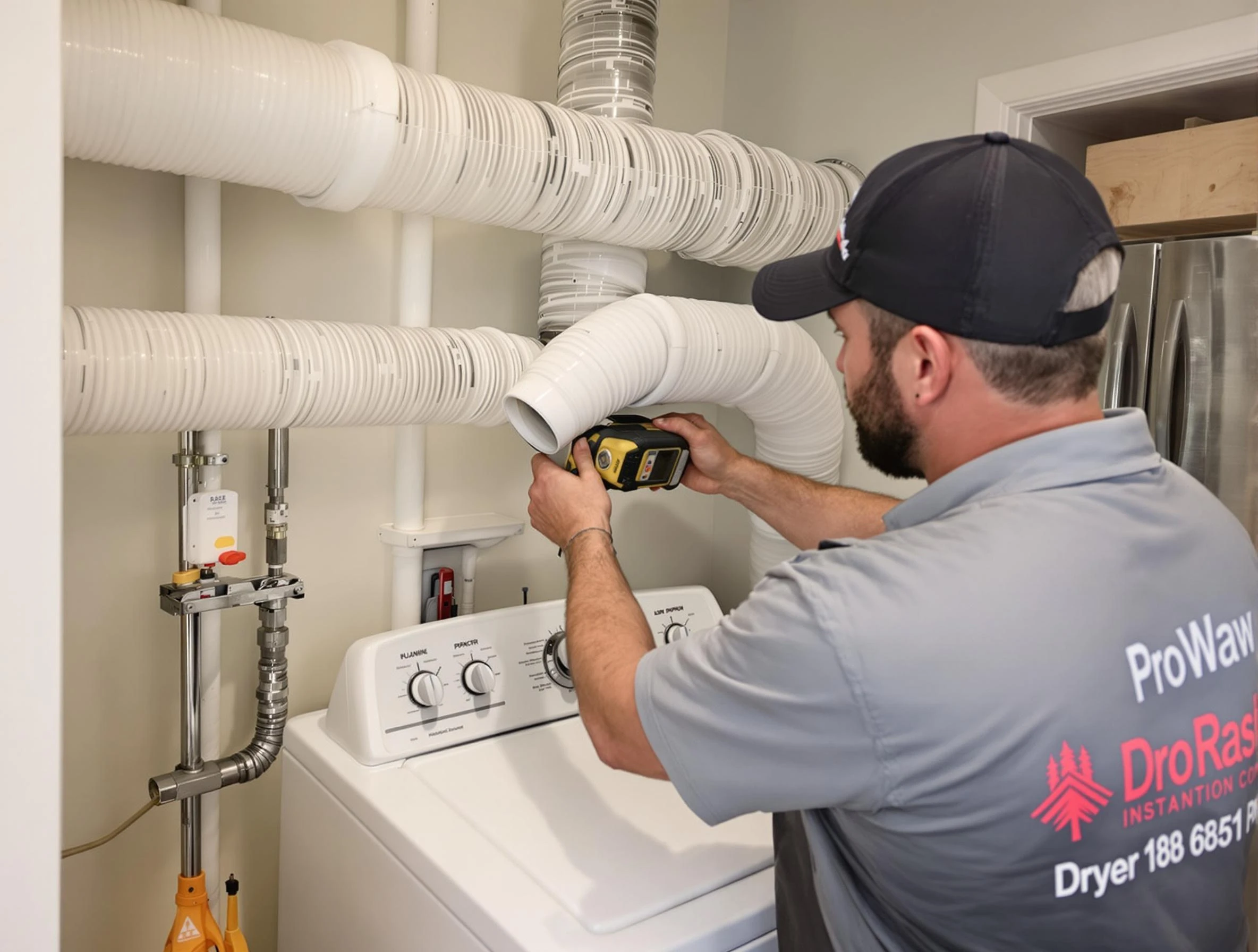 Professional dryer vent hose installation by Mesa Dryer Vent Cleaning in Mesa